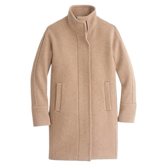 J Crew Italian Stadium-Cloth Wool by Nello Gori Cocoon Peacoat Women’s Size 10P - Picture 4 of 16